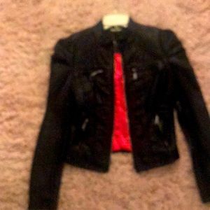BlackFaux Leather jacket